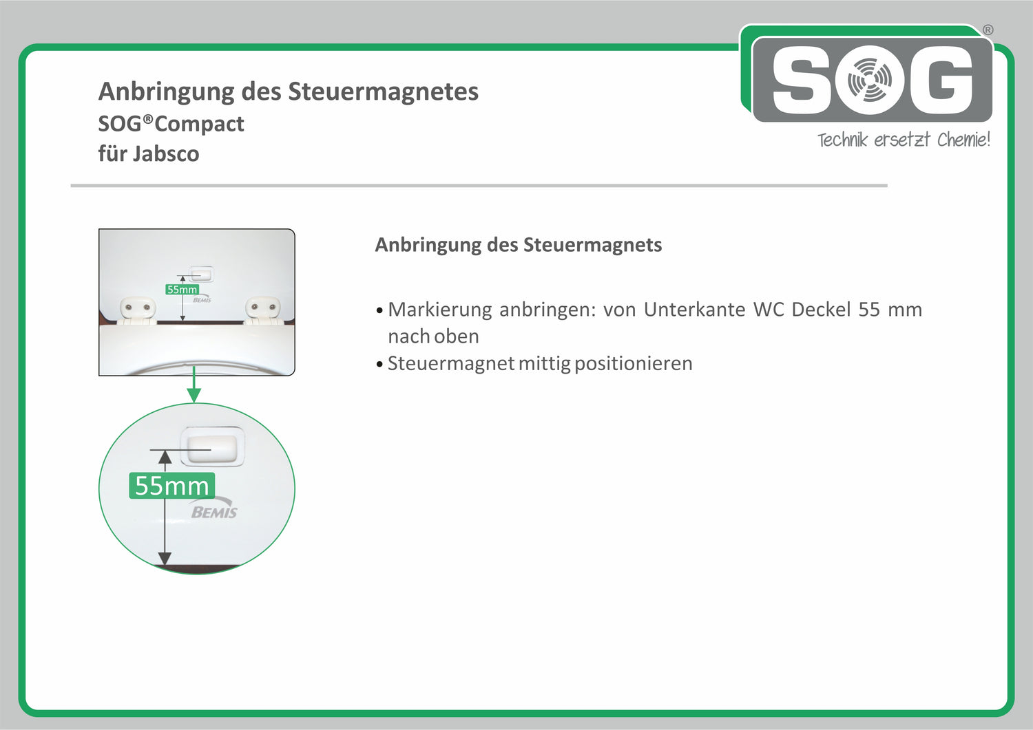 Einbau Steuermagnet Compact