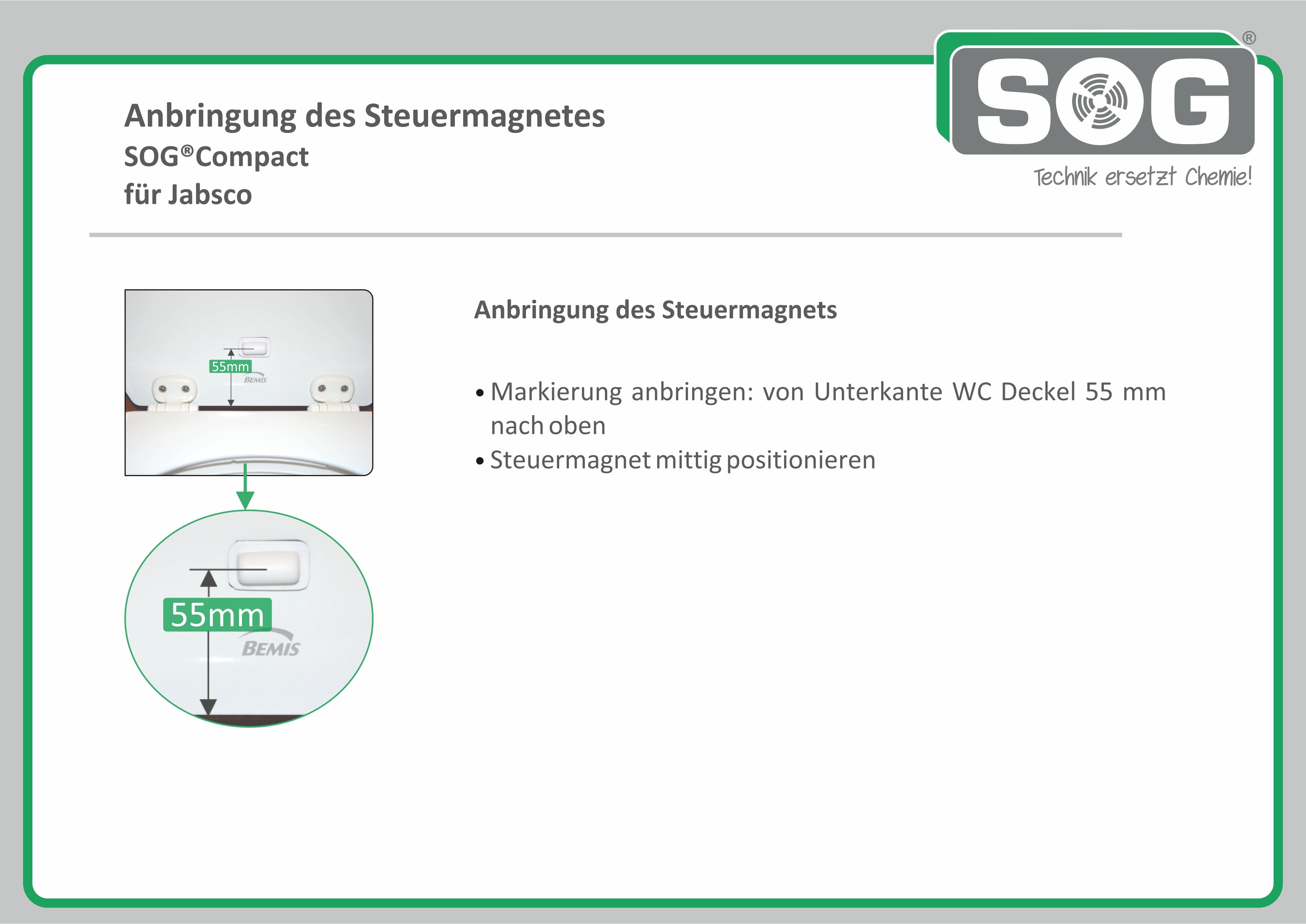 Einbau Steuermagnet Compact